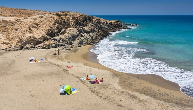 Pasito Bea het damesstrand in het zuiden van Gran Canaria